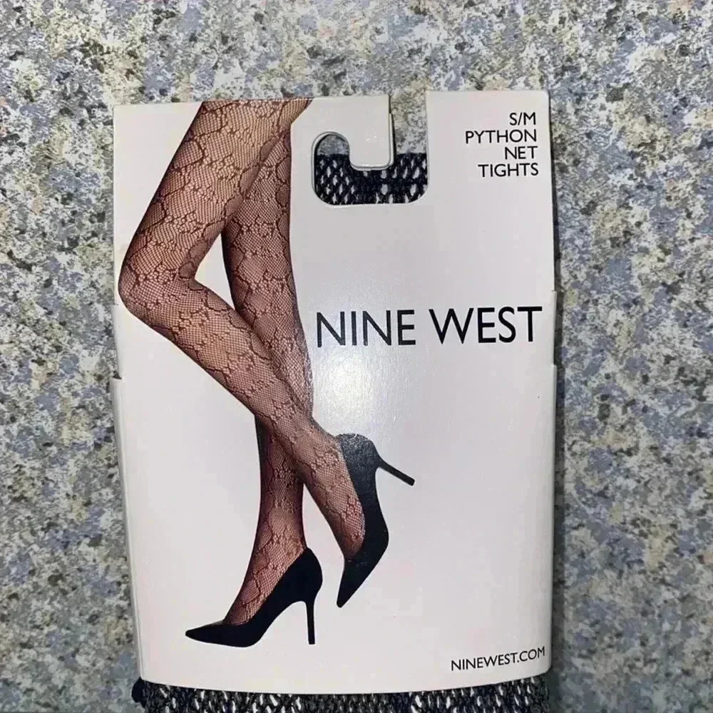 Nine West Python Net Tights - Picture 2 of 4
